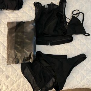 Kylie Swim mesh set